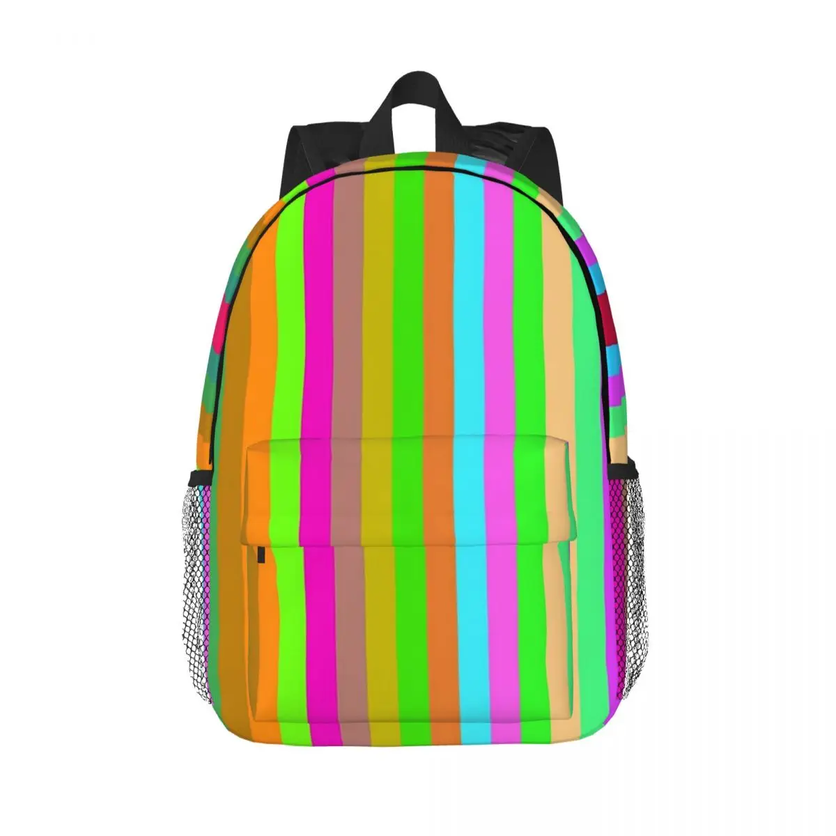 

Vertical Stripes Graphic Backpacks Teenager Bookbag Casual Students School Bags Laptop Rucksack Shoulder Bag Large Capacity