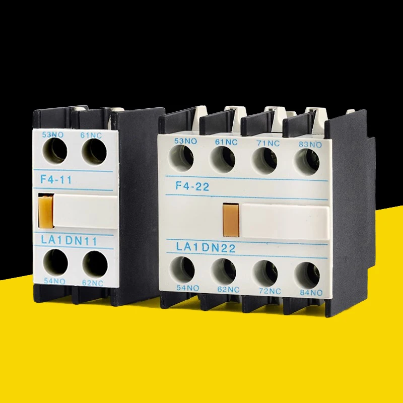 

AC Contactor CJX2 LA1-DN22 LA1-DN11 Auxiliary Contact Block Switch F4-22 F4-13 F4-31 F4-40 F4-04 F4-11 F4-02 F4-20 4 Poles