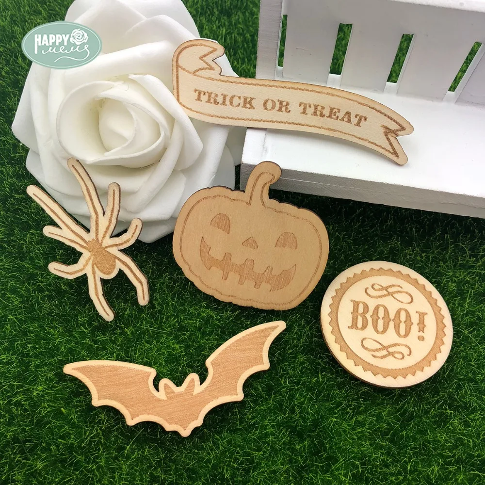 Happymems Halloween Theme 10pcs/lot DIY Crafts Wall Sticker Embellishments For Scrapbooking Natural Wooden Shapes
Happymems Halloween Theme 10pcs/lot DIY Crafts Wall Sticker Embellishments For Scrapbooking Natural Wooden Shapes