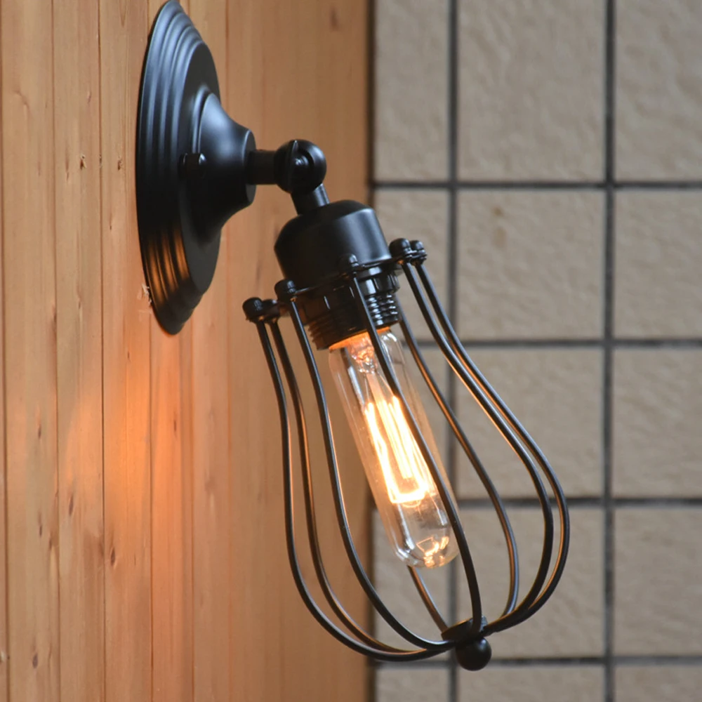 

Vintage Industrial Wall Light Shade Modern Lamp Retro Loft Wall Sconce Cafe Bar Indoor Lighting Home Decor lampade da parete