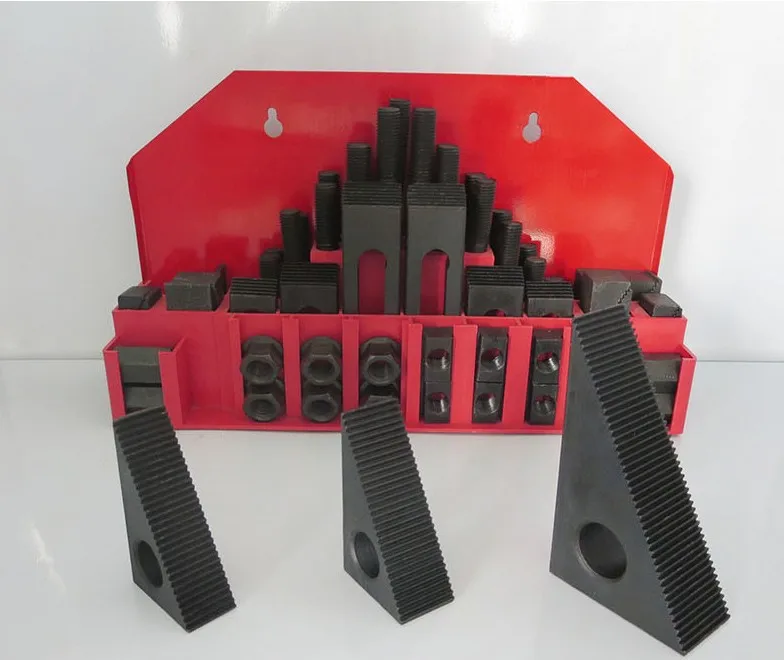 M8 Milling Machine Mill Clamping Tools Kit 58 pcs Studs Slot Nuts Step Block with Plastic Bracket Set for Drilling Milling
M8 Milling Machine Mill Clamping Tools Kit 58 pcs Studs Slot Nuts Step Block with Plastic Bracket Set for Drilling Milling