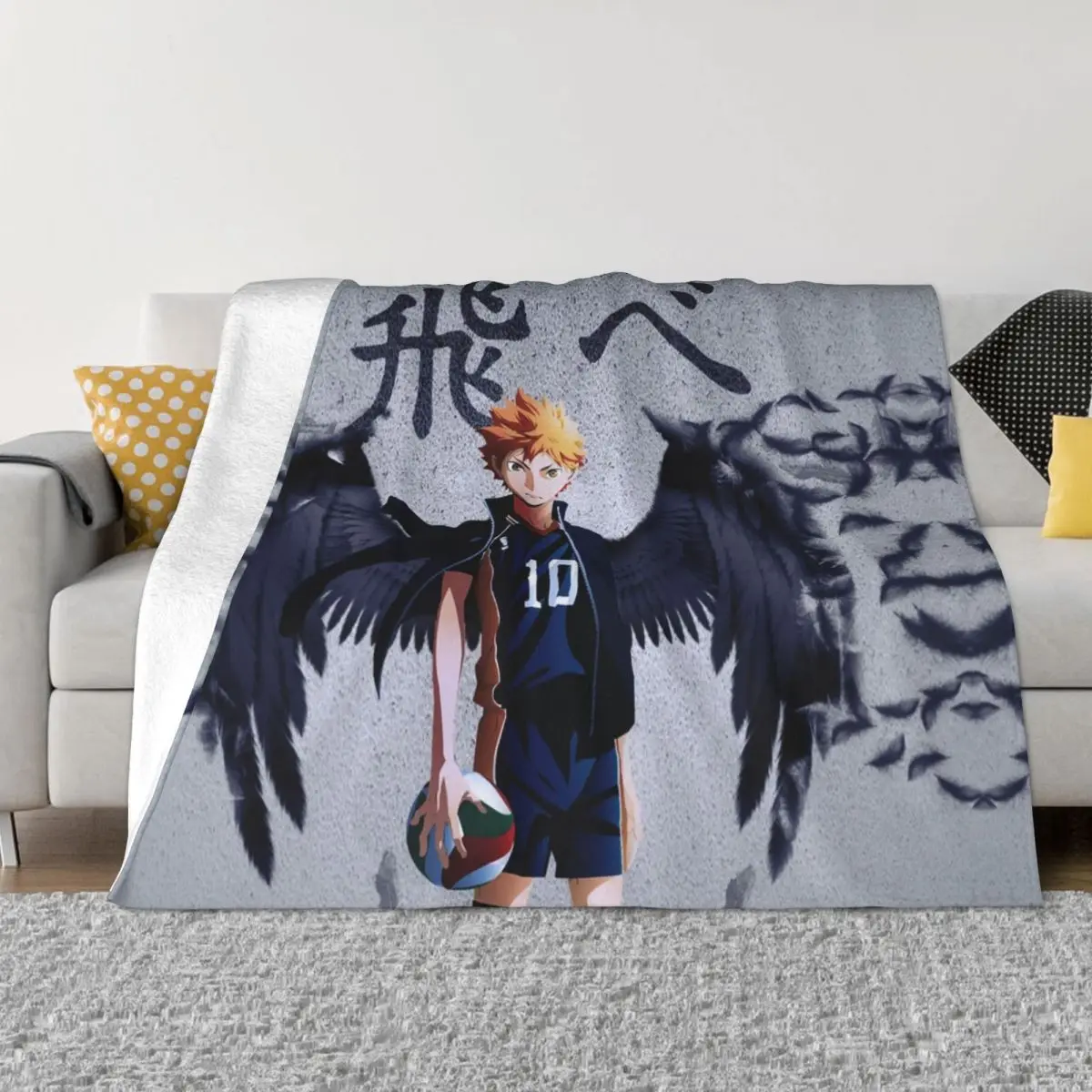 Hinata Shouyou Wool Blanket Haikyuu Japanese Anime Creative Throw Blanket for Home Bedspread 
Hinata Shouyou Wool Blanket Haikyuu Japanese Anime Creative Throw Blanket for Home Bedspread