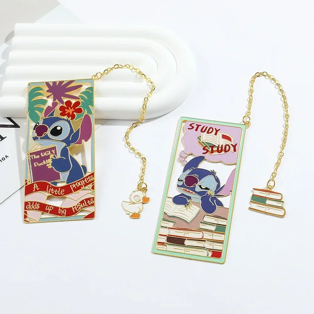 

Cartoon Disney Creative Stitch Metal Bookmark for Book Lovers Women Men Kids Fans Collection Graduation Back To School Gifts
