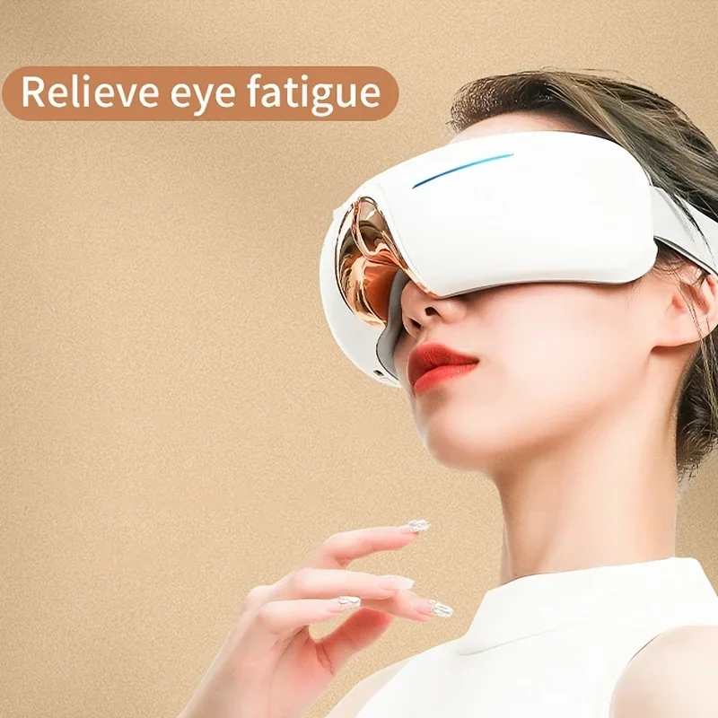 

Eye Massager Smart Airbag Vibration Eye Care Instrument Hot Compress BT Eye Massage Glasses Fatigue Pouch & Wrinkle