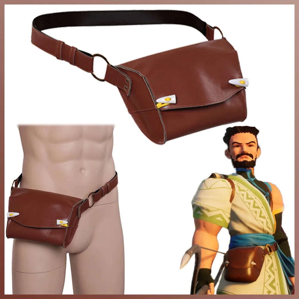 

Game Pal Cosplay World Cosplay Costume Accessories Anime Cartoon Fantasy Waist Fanny Pack Belt Wasitbag Adult Fantasia Props