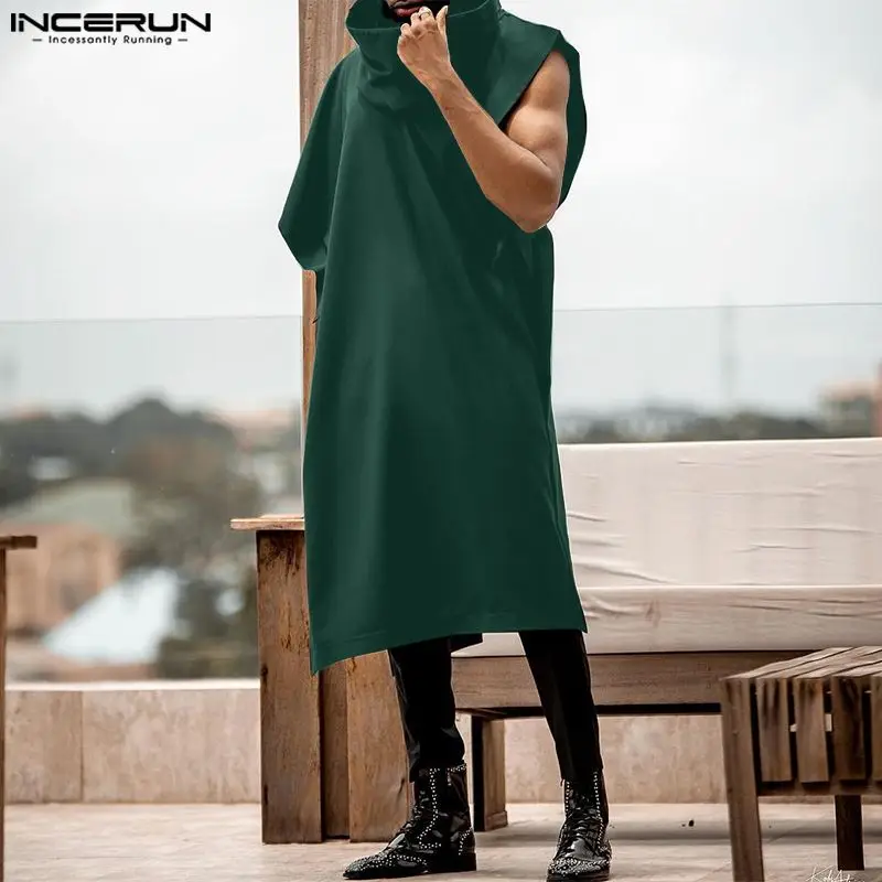INCERUN Men Muslim Kaftan Solid Turtleneck Irregular Sleeve Streetwear Jubba Thobe Men 2023 Islamic Arabic Caftan Abaya S-5XL
INCERUN Men Muslim Kaftan Solid Turtleneck Irregular Sleeve Streetwear Jubba Thobe Men 2023 Islamic Arabic Caftan Abaya S-5XL