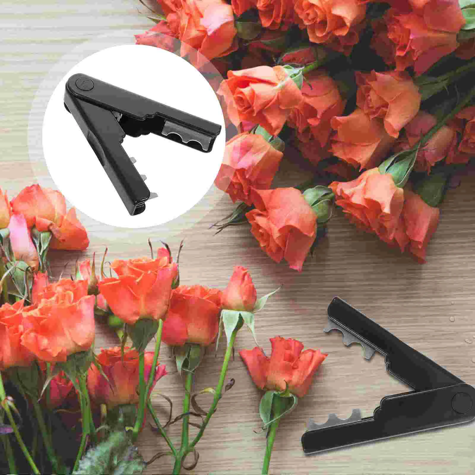 

Rose Stripper Thorn Remover Rose Cleaner Tool Leafs Thorns Stripper Tool for Florist Gardening