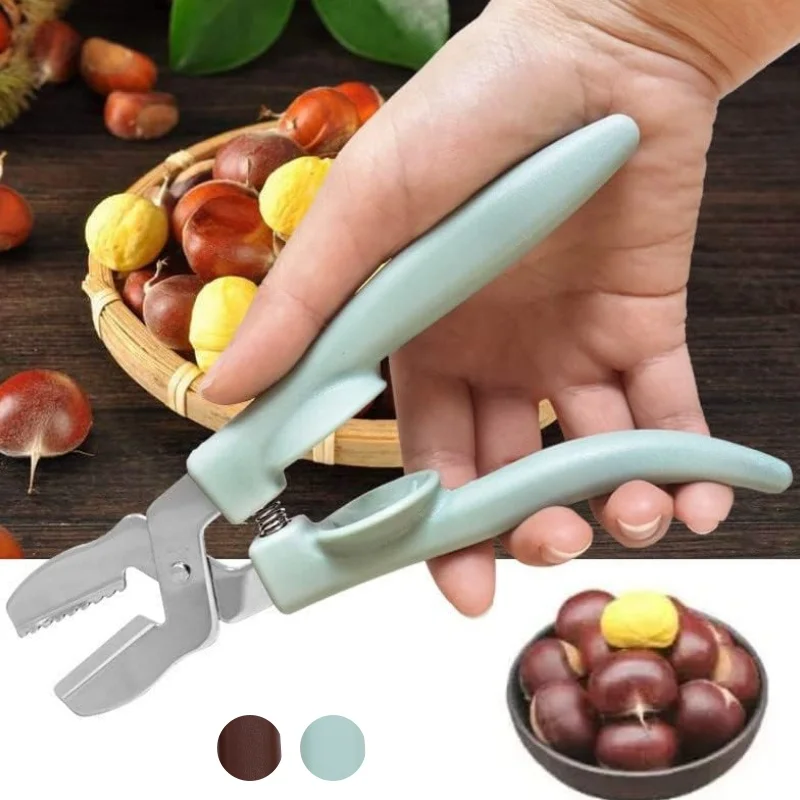 Chestnut Peeler,Multipurpose Stainless Steel Nut Crackers,Walnut Clip,Handheld Dried Fruit Opener,Kitchen & Dining Supplies
Chestnut Peeler,Multipurpose Stainless Steel Nut Crackers,Walnut Clip,Handheld Dried Fruit Opener,Kitchen & Dining Supplies