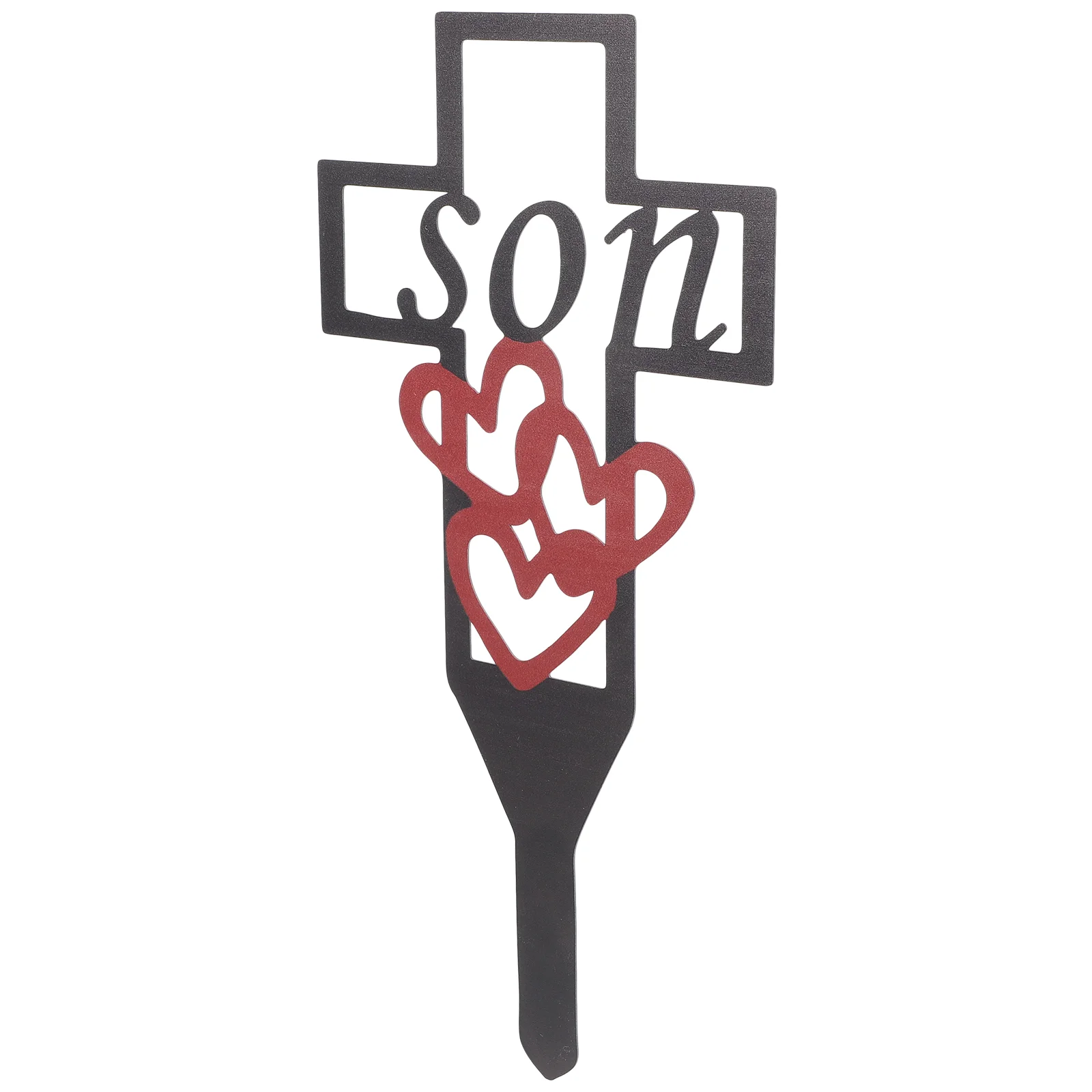 Cemetery Cross Stake Metal Cross Garden Stake Grave Cemetery Stake Decoration for Son
Cemetery Cross Stake Metal Cross Garden Stake Grave Cemetery Stake Decoration for Son