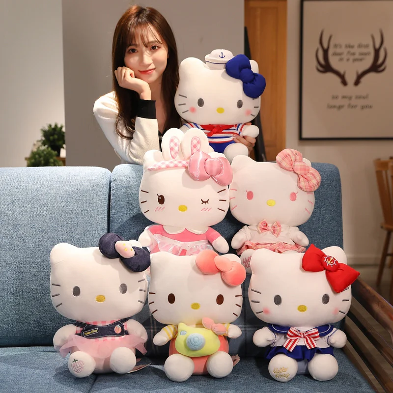 Kawaii Sanrio Hello Kitty Anime Stuffed Toys Creativity Hello Kitty Doll Valentine's Day Doll Girl Birthday Present Plushies Toy
Kawaii Sanrio Hello Kitty Anime Stuffed Toys Creativity Hello Kitty Doll Valentine's Day Doll Girl Birthday Present Plushies Toy