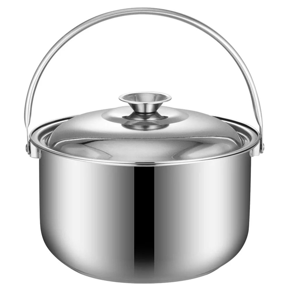 Pot Stainless Steel Mixing Bowl Stock Bowls Metal Soup Steamer Pots Induction Large Handle Ramen Pan Cooking Steam Prep Handheld
Pot Stainless Steel Mixing Bowl Stock Bowls Metal Soup Steamer Pots Induction Large Handle Ramen Pan Cooking Steam Prep Handheld
