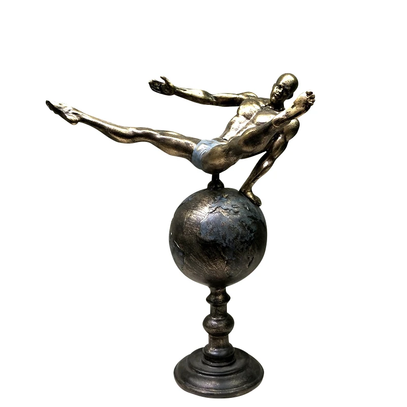 Creative Men's Gymnastics Sculpture Resin Gymnast Statue Sports Figure Trophy Souvenir Globe Decor Ornament Championship Present
Creative Men's Gymnastics Sculpture Resin Gymnast Statue Sports Figure Trophy Souvenir Globe Decor Ornament Championship Present