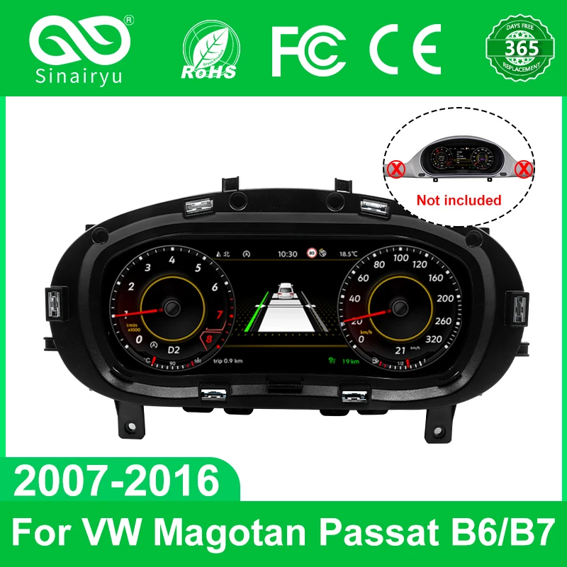 10.25” Digital Dashboard Panel Virtual Instrument Cluster CockPit LCD Speedometer Monitor For VW Magotan Passat B6/B7 2007-2016
10.25” Digital Dashboard Panel Virtual Instrument Cluster CockPit LCD Speedometer Monitor For VW Magotan Passat B6/B7 2007-2016