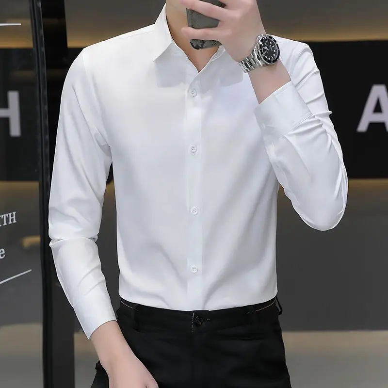 High Quality Men’s Spring&Autumn Korea Version Pure Color Casual Shirts Long Sleeve Slim-fit All Match Business Shirt;
High Quality Men’s Spring&Autumn Korea Version Pure Color Casual Shirts Long Sleeve Slim-fit All Match Business Shirt;