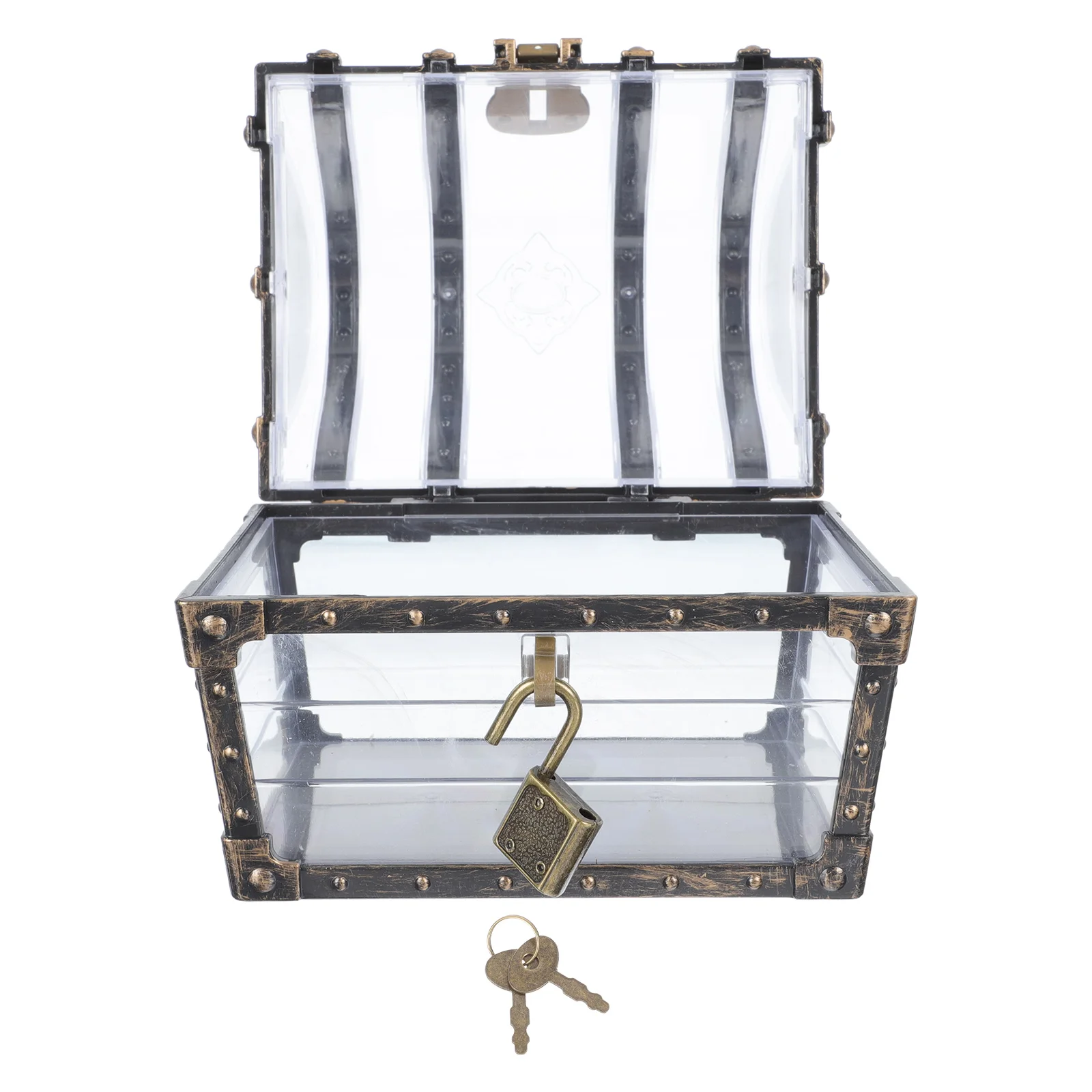 Pirate Treasure Chest Baby Clothes Toy Keepsake Boxes Game Prop Gold Coin Storage Case Plastic Container
Pirate Treasure Chest Baby Clothes Toy Keepsake Boxes Game Prop Gold Coin Storage Case Plastic Container