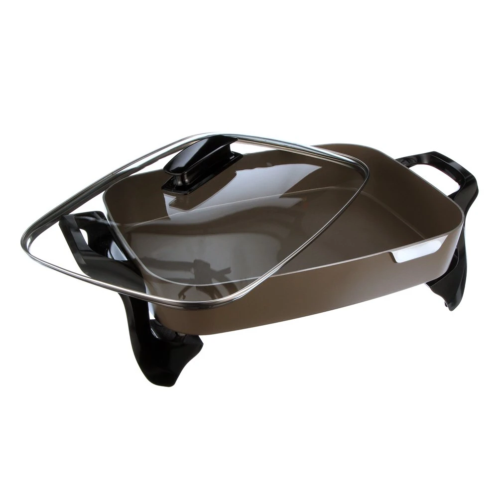 

Ceramic Electric Skillet with glass cover 06856