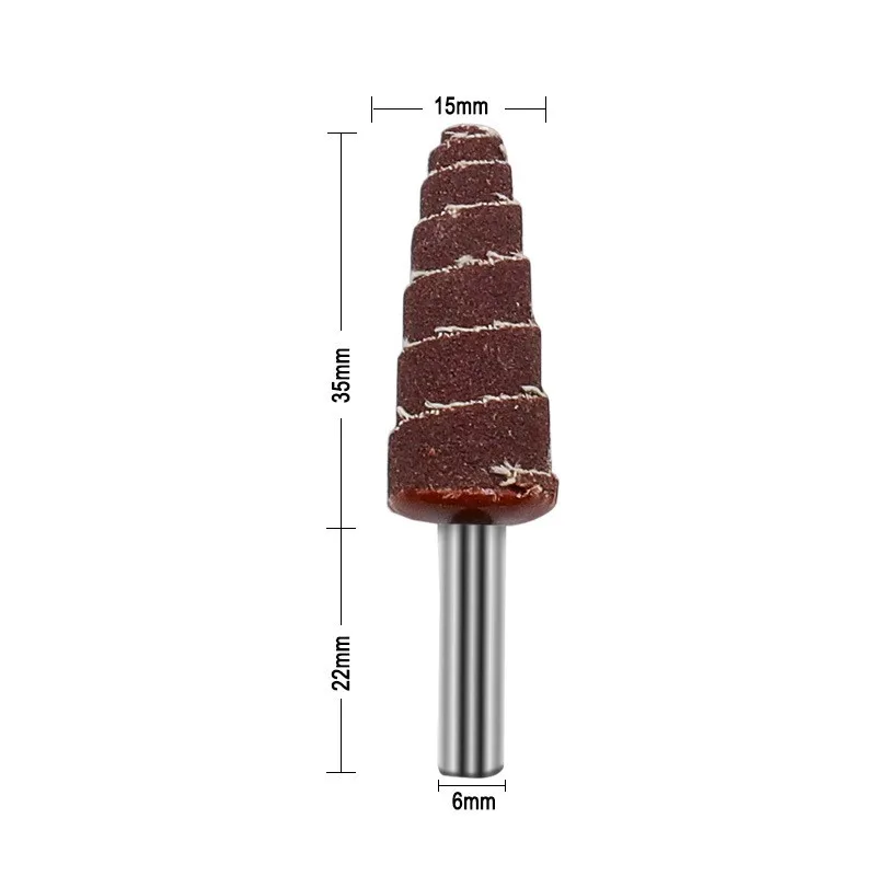 80# Sanding Head Polishing Sanding Tools Sandpaper Flap Wheels Tapered Cone Grinding Head 6MM Shank 80 Grit High Quality
80# Sanding Head Polishing Sanding Tools Sandpaper Flap Wheels Tapered Cone Grinding Head 6MM Shank 80 Grit High Quality