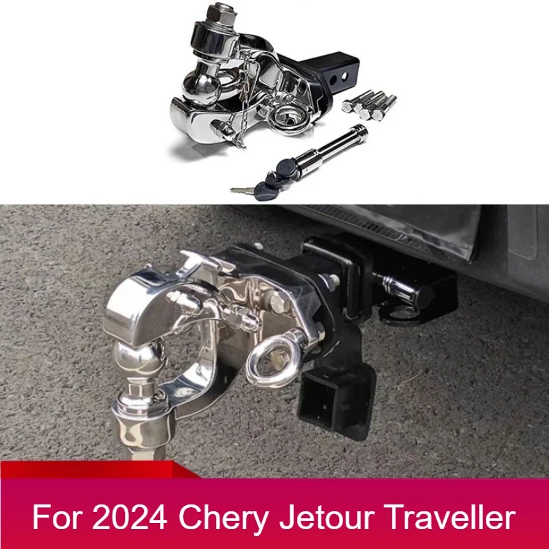 

For Chery Jetour Traveller T2 2023 2024 Jetour T2 Modified Off-road Vehicle Trailer Arm Hook Anti-collision Trailer Bar
