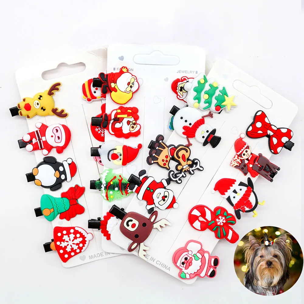 10pcs Christmas Dog Hair Clips Grooming Hand-made Dog Hair Bowknot for Small Dog Supplies Holiday Girl Dog Product Pet Supplies
10pcs Christmas Dog Hair Clips Grooming Hand-made Dog Hair Bowknot for Small Dog Supplies Holiday Girl Dog Product Pet Supplies