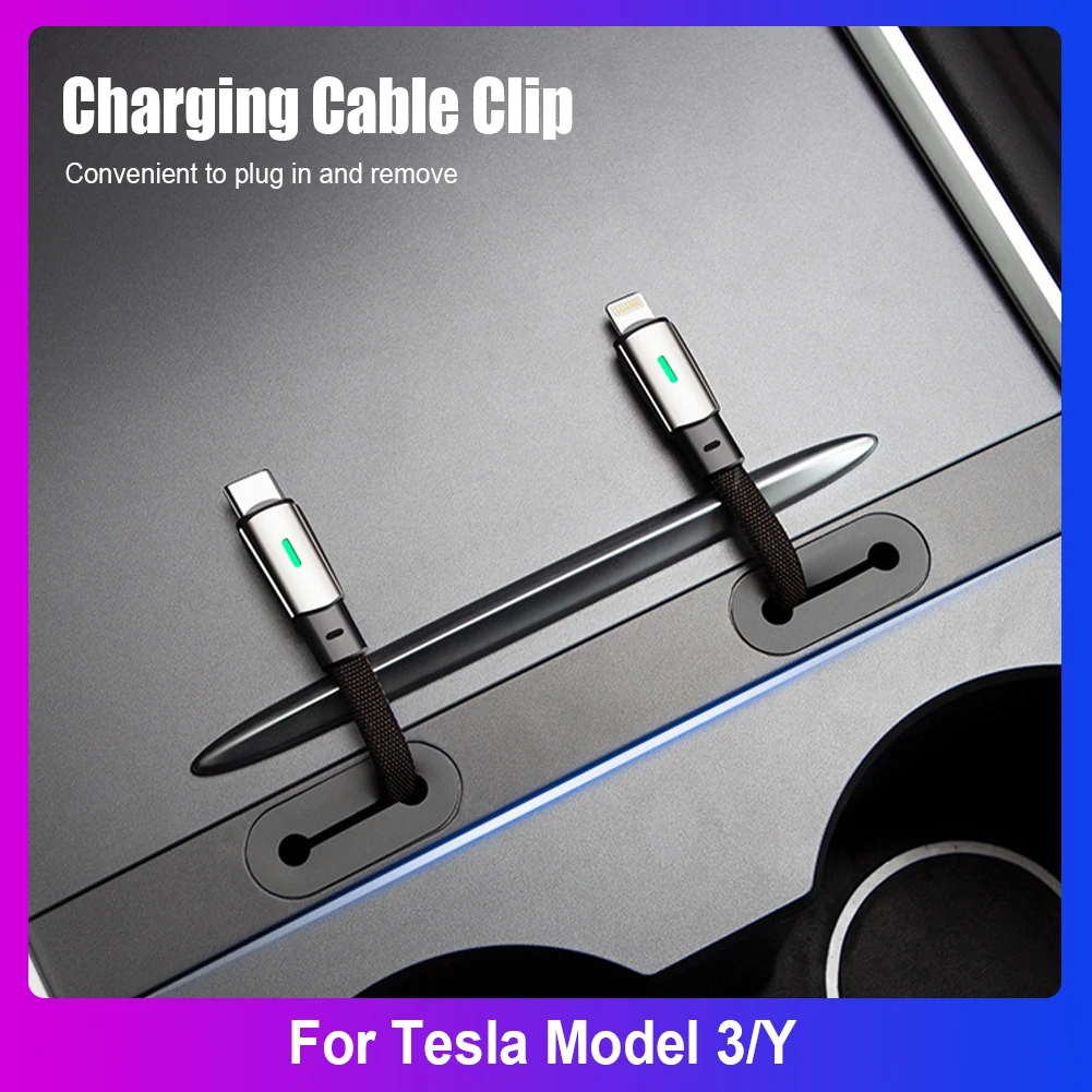 USB Charging Cable Organizer ABS Winder USB Hub Cable Organizer Holder For Tesla Model 3 Y 2022-2017 Center Console Accessories
USB Charging Cable Organizer ABS Winder USB Hub Cable Organizer Holder For Tesla Model 3 Y 2022-2017 Center Console Accessories