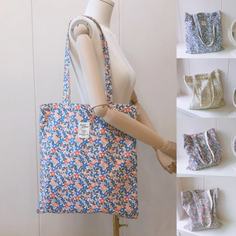 Summer New Shoulder Bag Fresh Flower Cotton Women's Shoulder Canvas Bag Large Capacity Simple Handbag
Summer New Shoulder Bag Fresh Flower Cotton Women's Shoulder Canvas Bag Large Capacity Simple Handbag