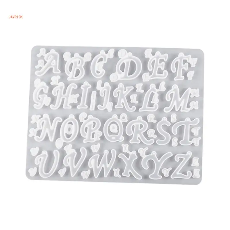 N1HE Silicone Mold with Hole for DIY Decor Luggage Tags Crystal Alphabets Charm Mold
N1HE Silicone Mold with Hole for DIY Decor Luggage Tags Crystal Alphabets Charm Mold
