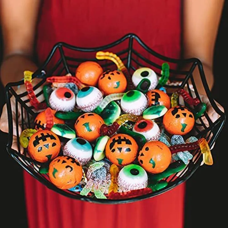 Halloween Candy Basket Black Orange Spider Web Bowl Cookie Wrapper Basket Trick or Treat Halloween Decorations
Halloween Candy Basket Black Orange Spider Web Bowl Cookie Wrapper Basket Trick or Treat Halloween Decorations