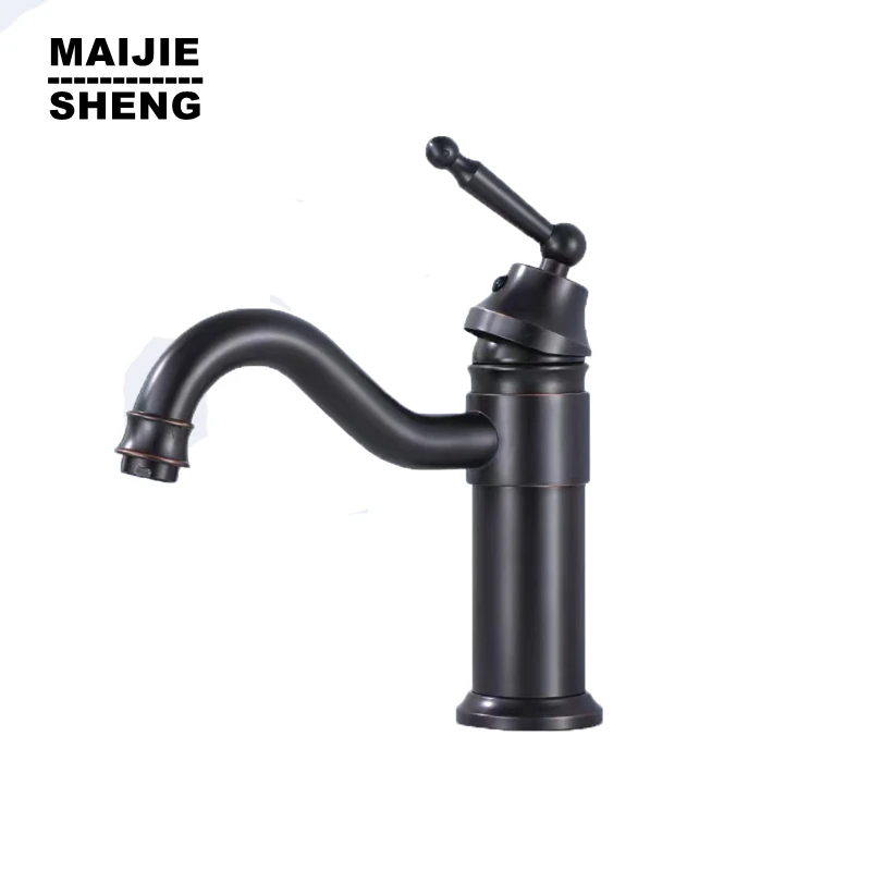 Sink Taps Vintage Faucets In Bathroom Black Bathroom Faucet Single Handle Antique Bronze Oil brush Basin Faucets
Sink Taps Vintage Faucets In Bathroom Black Bathroom Faucet Single Handle Antique Bronze Oil brush Basin Faucets