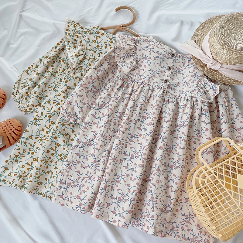 New Korean Children's Clothing 2023 Midi Cute Spring Princess Floral Dresses For Uoung Girls With Long Sleeves Birthday Costume
New Korean Children's Clothing 2023 Midi Cute Spring Princess Floral Dresses For Uoung Girls With Long Sleeves Birthday Costume