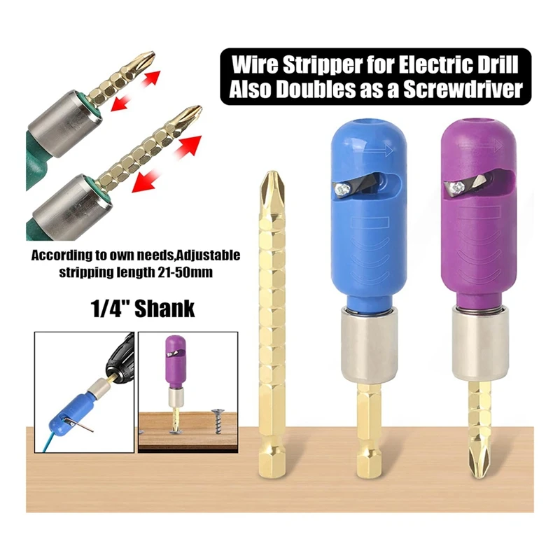 Professional Electrician's Wire Stripping & Twisting Tool Kit, Compatible With Most Drills
Professional Electrician's Wire Stripping & Twisting Tool Kit, Compatible With Most Drills