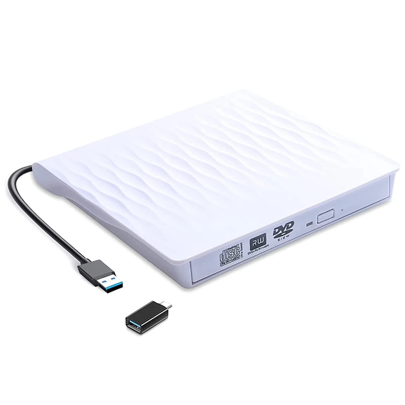 Внешний DVD-привод для ноутбука, портативный USB 3,0/Type C, устройство чтения, записи, оптический привод, устройство для записи компакт-дисков
Внешний DVD-привод для ноутбука, портативный USB 3,0/Type C, устройство чтения, записи, оптический привод, устройство для записи компакт-дисков