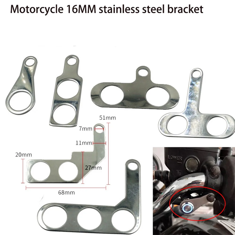 1pc Switch Bracket Metal Bracket Handlebar Faucet Rearview Fixed Button Switch For Motorcycles Button Switch G Type
1pc Switch Bracket Metal Bracket Handlebar Faucet Rearview Fixed Button Switch For Motorcycles Button Switch G Type