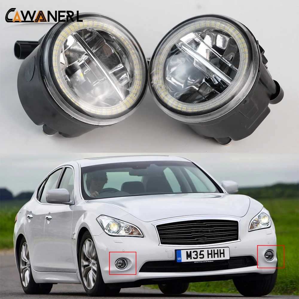Дневные ходовые огни для Infiniti M M56 M25 M37 2011 2012 2013, 90 мм, 2 шт. 
Дневные ходовые огни для Infiniti M M56 M25 M37 2011 2012 2013, 90 мм, 2 шт.