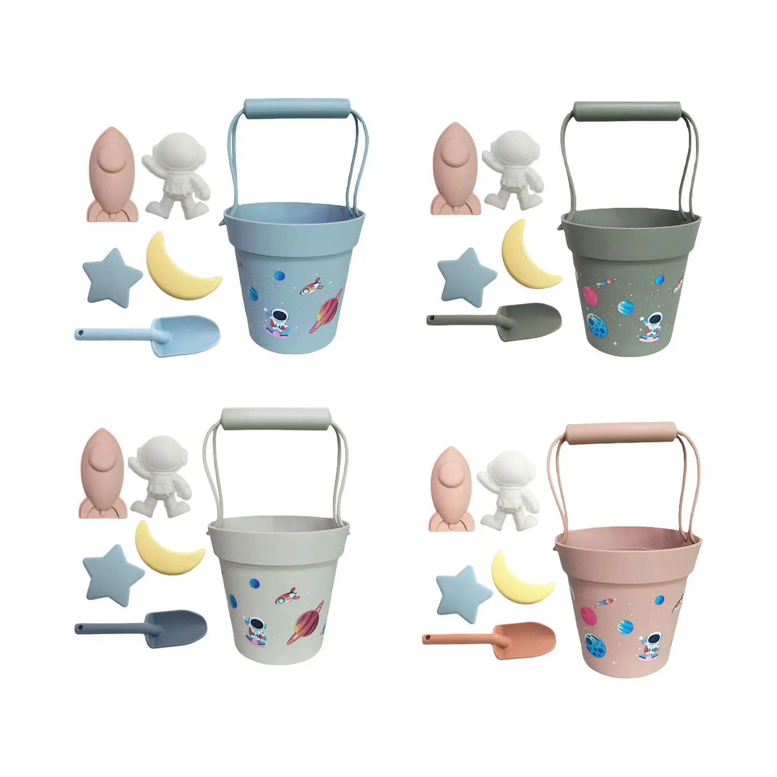 6x Travel Beach Play Game Sand Buckets and Shovels Set Silicone Toddler Sandbox Toys for Boys Girls Kids Birthday Gifts
6x Travel Beach Play Game Sand Buckets and Shovels Set Silicone Toddler Sandbox Toys for Boys Girls Kids Birthday Gifts