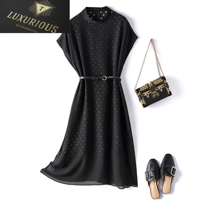 Summer Clothes For Women 2024 Fashion Casual A-line Dot Pattern Short Sleeve Sashes Knee-length Empire O-neck Dress
Summer Clothes For Women 2024 Fashion Casual A-line Dot Pattern Short Sleeve Sashes Knee-length Empire O-neck Dress
