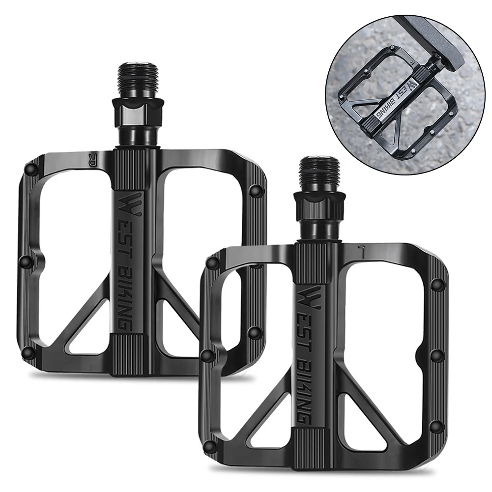 Westbike Bicycle Pedals Aluminum Alloy Waterproof And Dustproof DU Pedals Anti-Slip Cycling Road Pedal Boron Steel Shaft Core
Westbike Bicycle Pedals Aluminum Alloy Waterproof And Dustproof DU Pedals Anti-Slip Cycling Road Pedal Boron Steel Shaft Core