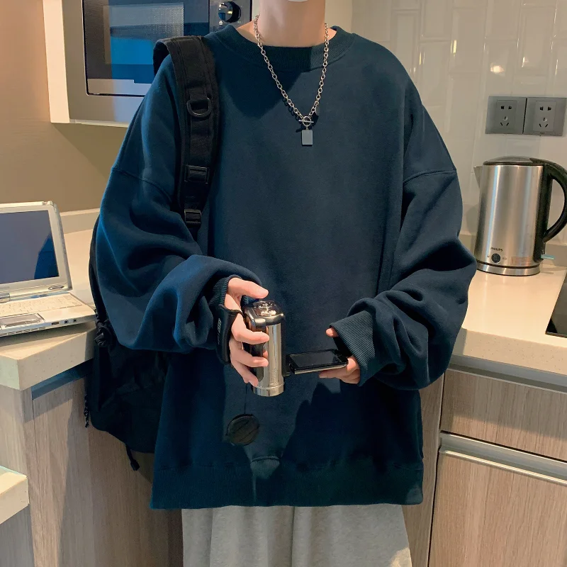 2023 Men Solid Color Sweatshirts Male Oversized Hoodies Streetwear Thicken Hooded Sweatshirts Casual Loose Hoodies
2023 Men Solid Color Sweatshirts Male Oversized Hoodies Streetwear Thicken Hooded Sweatshirts Casual Loose Hoodies
