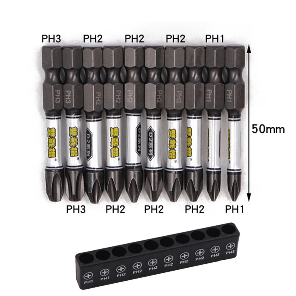 10pcs/set Universal 1/4 Screwdriver Bit Set Magnetic Impact The Cross / Plum Blossom / Hexagonal Torx With 10 Holes Bit Holder
10pcs/set Universal 1/4 Screwdriver Bit Set Magnetic Impact The Cross / Plum Blossom / Hexagonal Torx With 10 Holes Bit Holder