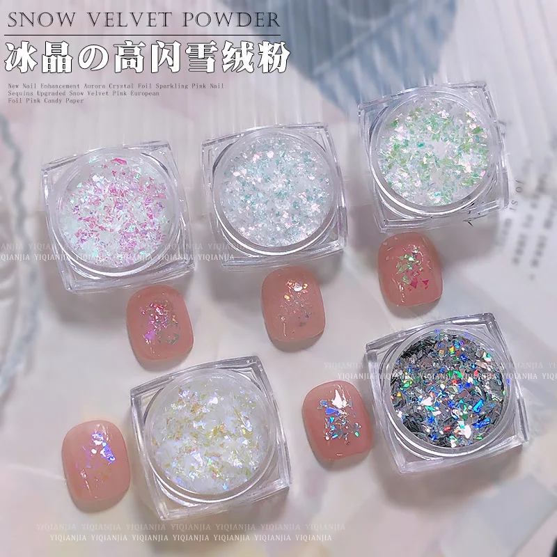 1 Box Chameleon Nail Glitter Flakes Irregular Sparkly Gradient Sequins Powder Aluminum Foils Gel Polish Nail Manicure Decoration
1 Box Chameleon Nail Glitter Flakes Irregular Sparkly Gradient Sequins Powder Aluminum Foils Gel Polish Nail Manicure Decoration