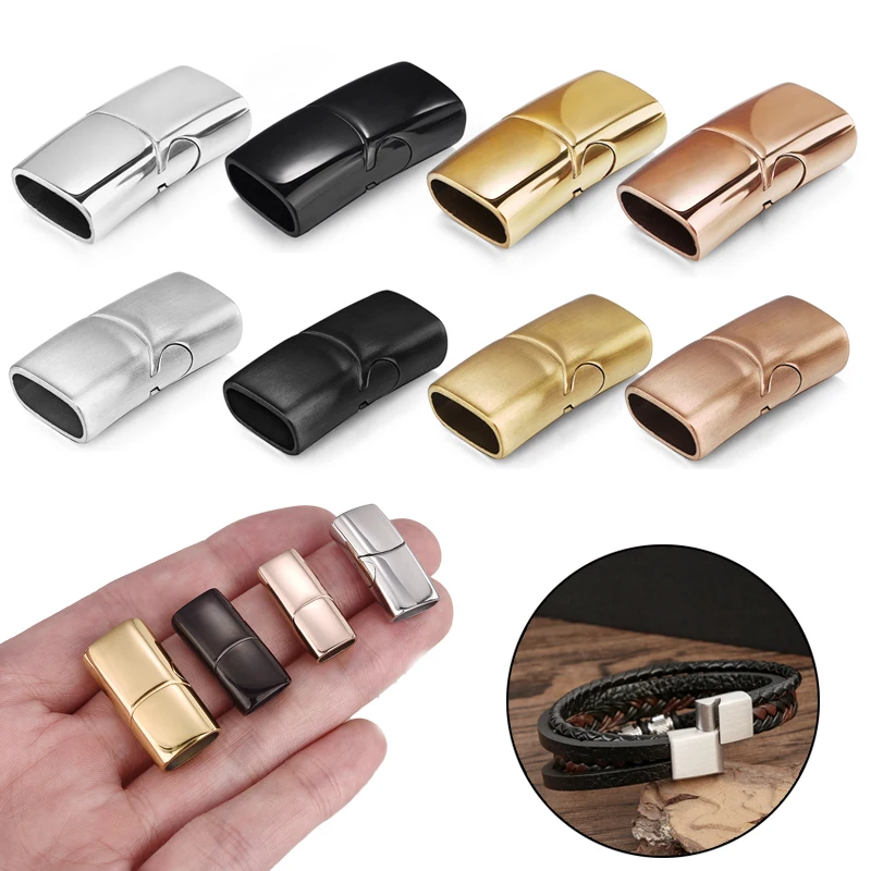 1pc Stainless Steel Magnetic Clasp Hole 4X8mm 5X10mm 6X12mm For Leather Cord Magnet Lace Buckle Bracelet Jewelry DIY Making
1pc Stainless Steel Magnetic Clasp Hole 4X8mm 5X10mm 6X12mm For Leather Cord Magnet Lace Buckle Bracelet Jewelry DIY Making