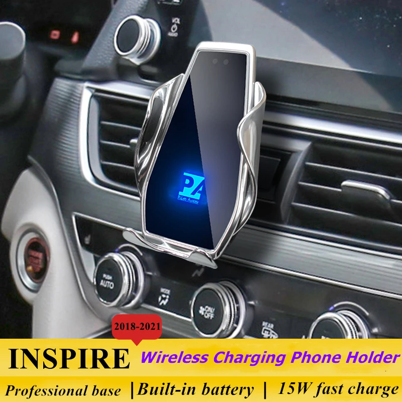 

Держатель для телефона Honda 2018-2021, беспроводное зарядное устройство, автомобильный держатель для мобильных телефонов, навигационный кронштейн, поддержка GPS, поворот на 360 градусов