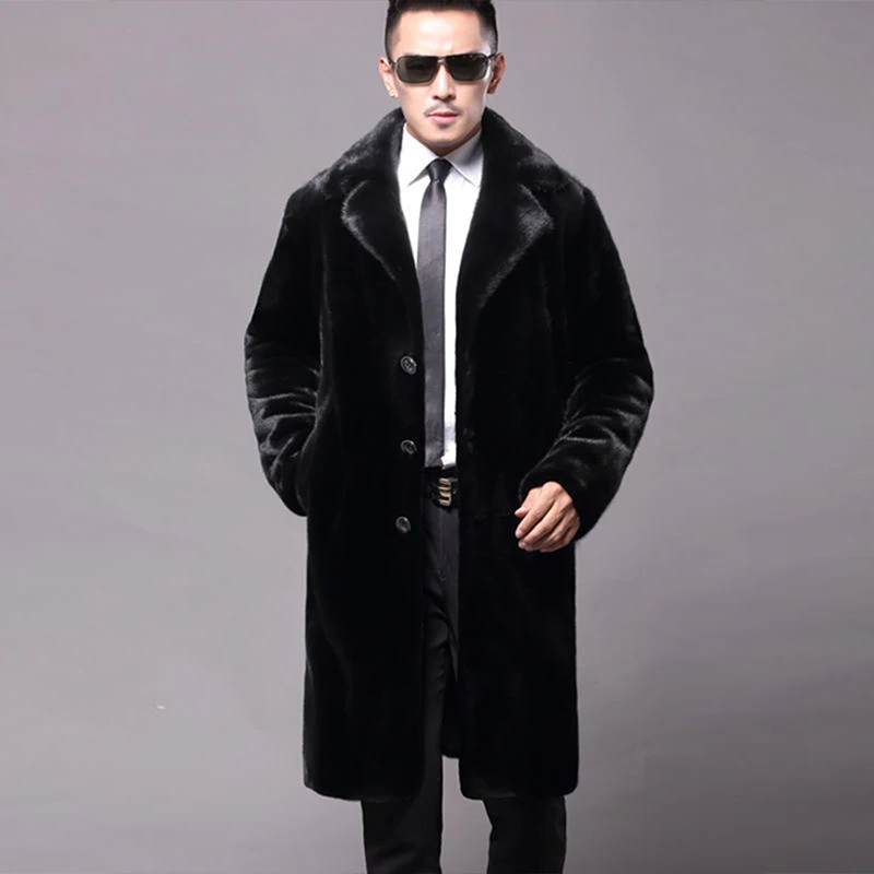 2022 Trendy Autumn Winter Imitation Mink Coat Men Long Faux Fur Warm Jacket Casual Stylish Male Luxury Clothes
2022 Trendy Autumn Winter Imitation Mink Coat Men Long Faux Fur Warm Jacket Casual Stylish Male Luxury Clothes