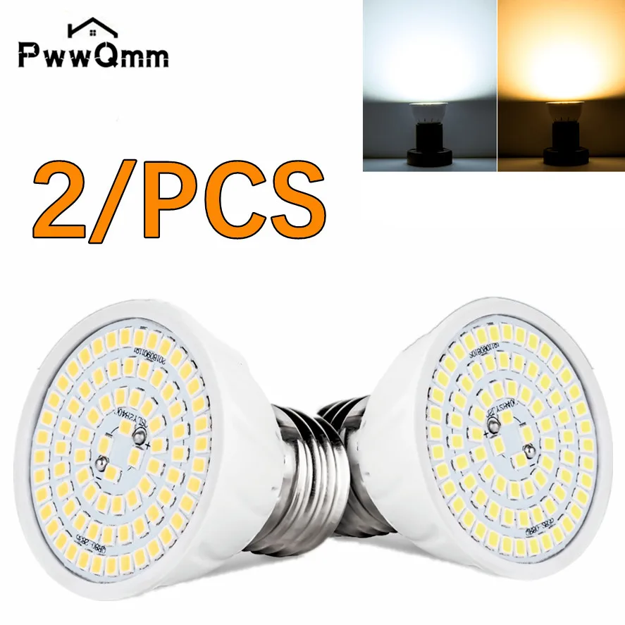 

2PCS E27 Led Bulb GU10 Led Lamp E14 Corn Bulb 220V Spot Light MR16 Lampara Led For Ampoule GU5.3 Home Spotlight B22 4W 6W 8W