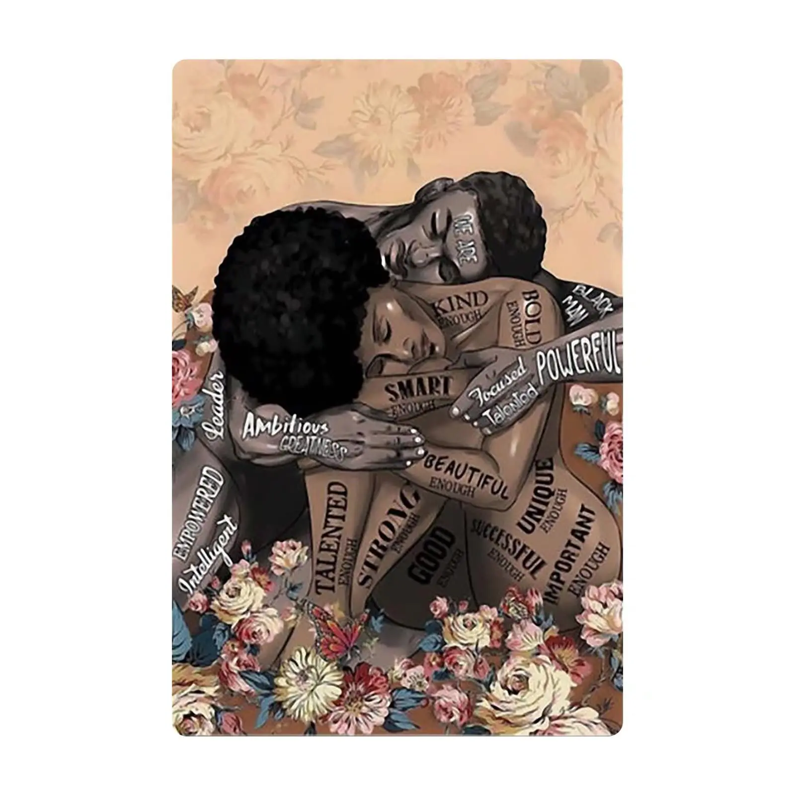 Metal Sign Vintage Black Couple Poster Wall Decor Art Plaque Bar Club Home Bedroom Living Room Wall Decoration 12x18 Inches
Metal Sign Vintage Black Couple Poster Wall Decor Art Plaque Bar Club Home Bedroom Living Room Wall Decoration 12x18 Inches
