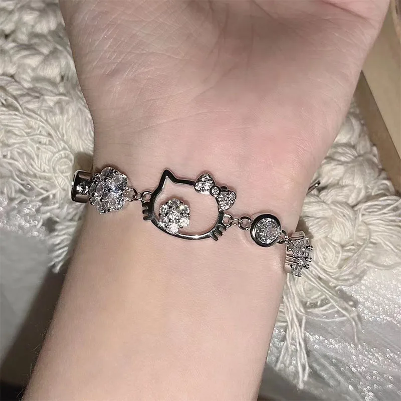 Sanrio Hello Kitty Bracelet Necklace Pendant Cute Cartoon Anime Accessories High Grade Jewelry Festival Gift for Girlfriend Toys
Sanrio Hello Kitty Bracelet Necklace Pendant Cute Cartoon Anime Accessories High Grade Jewelry Festival Gift for Girlfriend Toys