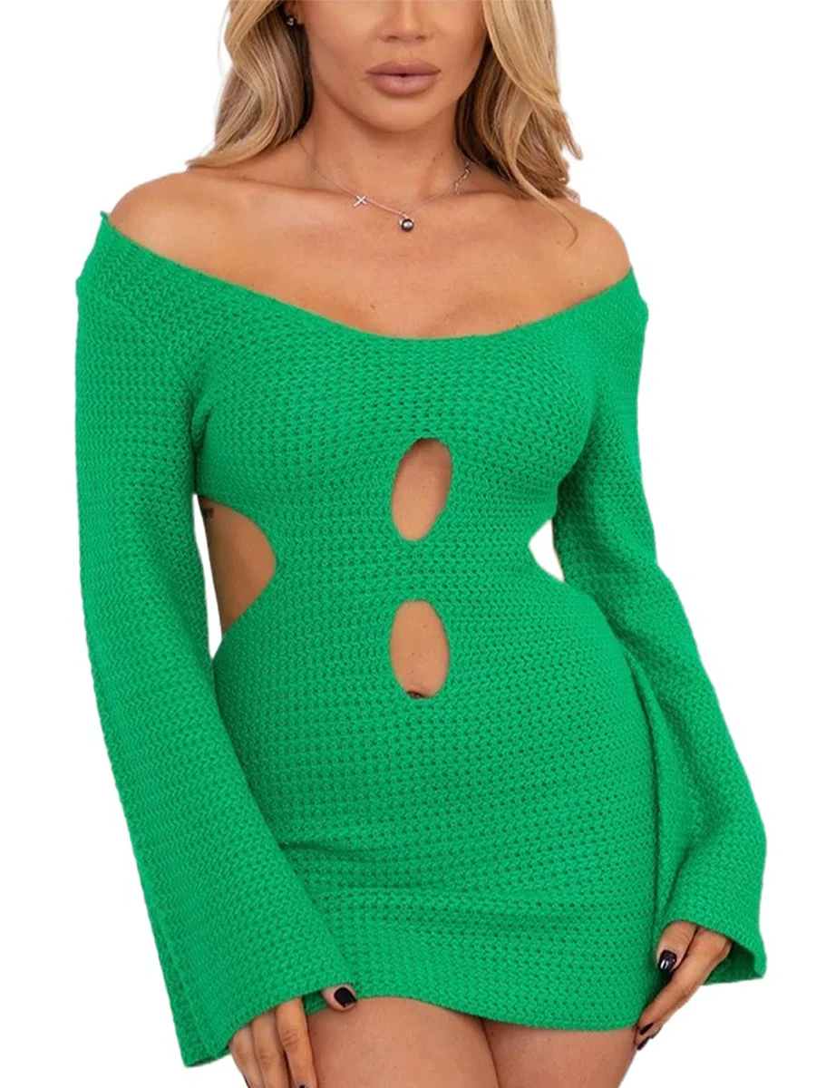 Women s Crochet Beach Cover Up Dress Short Sleeve Off Shoulder Knit Bikini Cover Up Hollow Bathing Suit
Women s Crochet Beach Cover Up Dress Short Sleeve Off Shoulder Knit Bikini Cover Up Hollow Bathing Suit