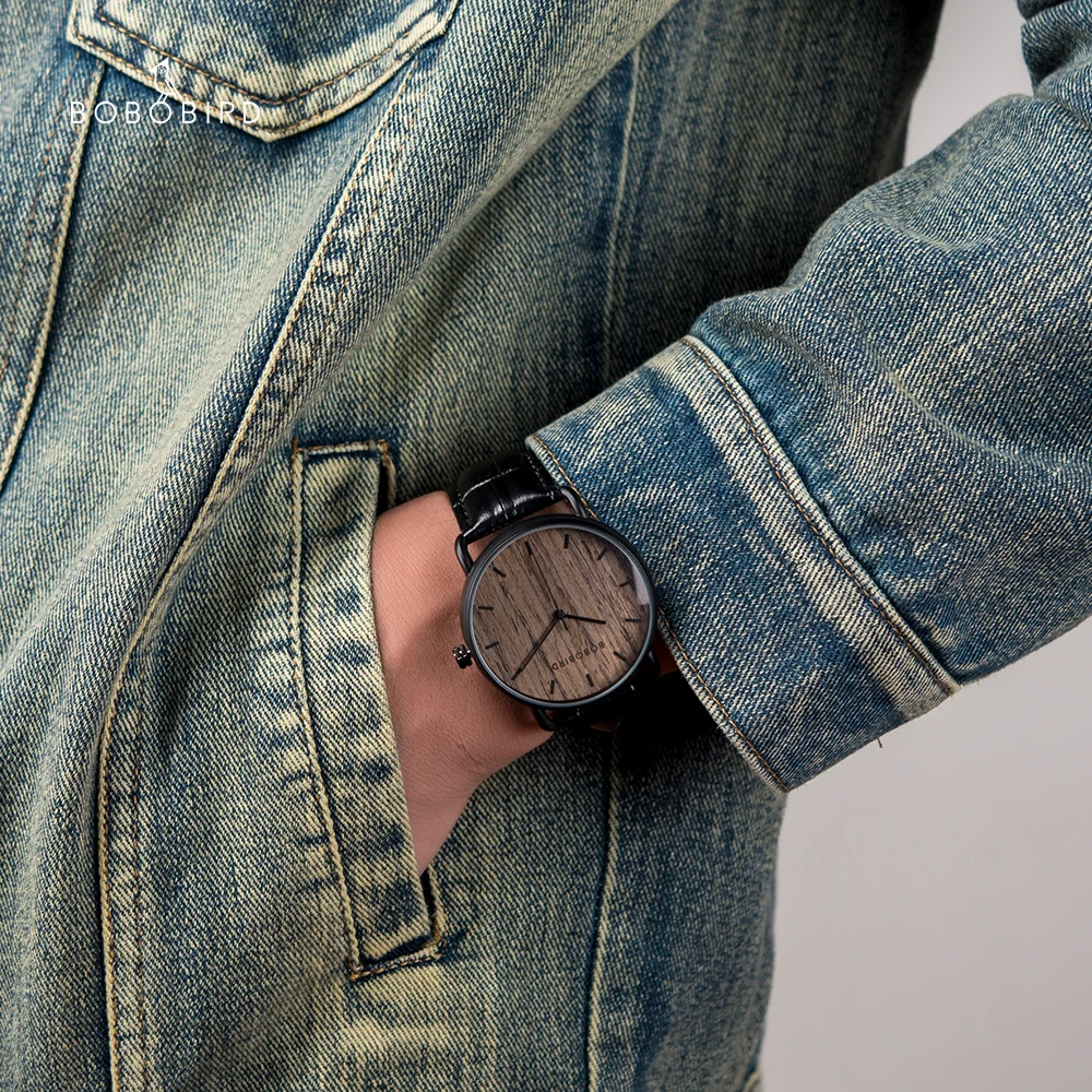 BOBO BIRD Man Watch Sport Men's Watches Quartz Wristwatch Chronograph Relogio Masculino Wrist Watch Leather Strap clock Custom
BOBO BIRD Man Watch Sport Men's Watches Quartz Wristwatch Chronograph Relogio Masculino Wrist Watch Leather Strap clock Custom