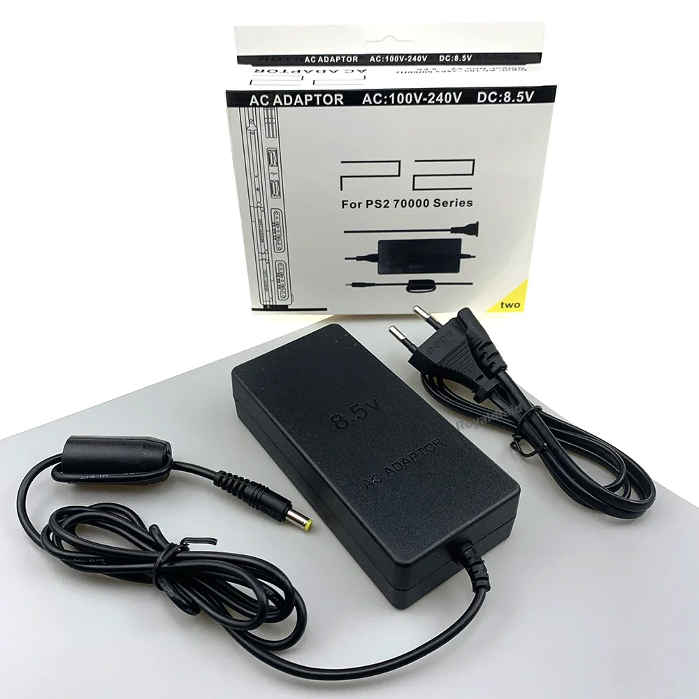 NEW EU US PLUG 100~240V 50/60Hz AC Power Adapter For Playstation 2 DC 8.5V Adaptor For PS2 Slim 70000 Series Dropshipping NEW EU US PLUG 100~240V 50/60Hz AC Power Adapter For Playstation 2 DC 8.5V Adaptor For PS2 Slim 70000 Series Dropshipping