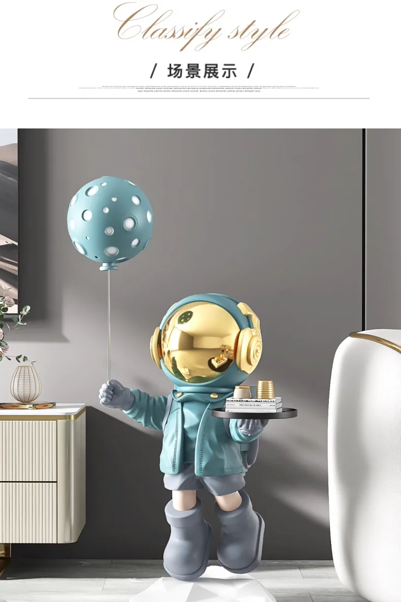 Large Creative Astronaut Astronaut Floor-standing Storage Ornaments, Smart Home Decorations, Bluetooth Speaker Functions Large Creative Astronaut Astronaut Floor-standing Storage Ornaments, Smart Home Decorations, Bluetooth Speaker Functions
