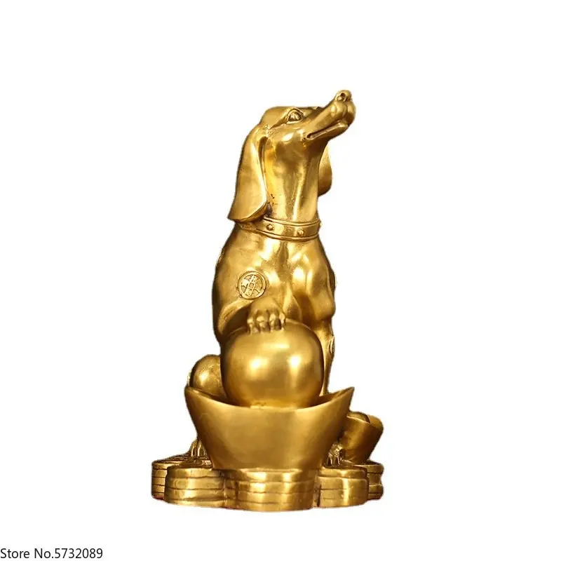 Copper dog decorations/Zodiac dog/Lucky dog/Home, living room, office, store gifts and crafts amass fortunes
Copper dog decorations/Zodiac dog/Lucky dog/Home, living room, office, store gifts and crafts amass fortunes